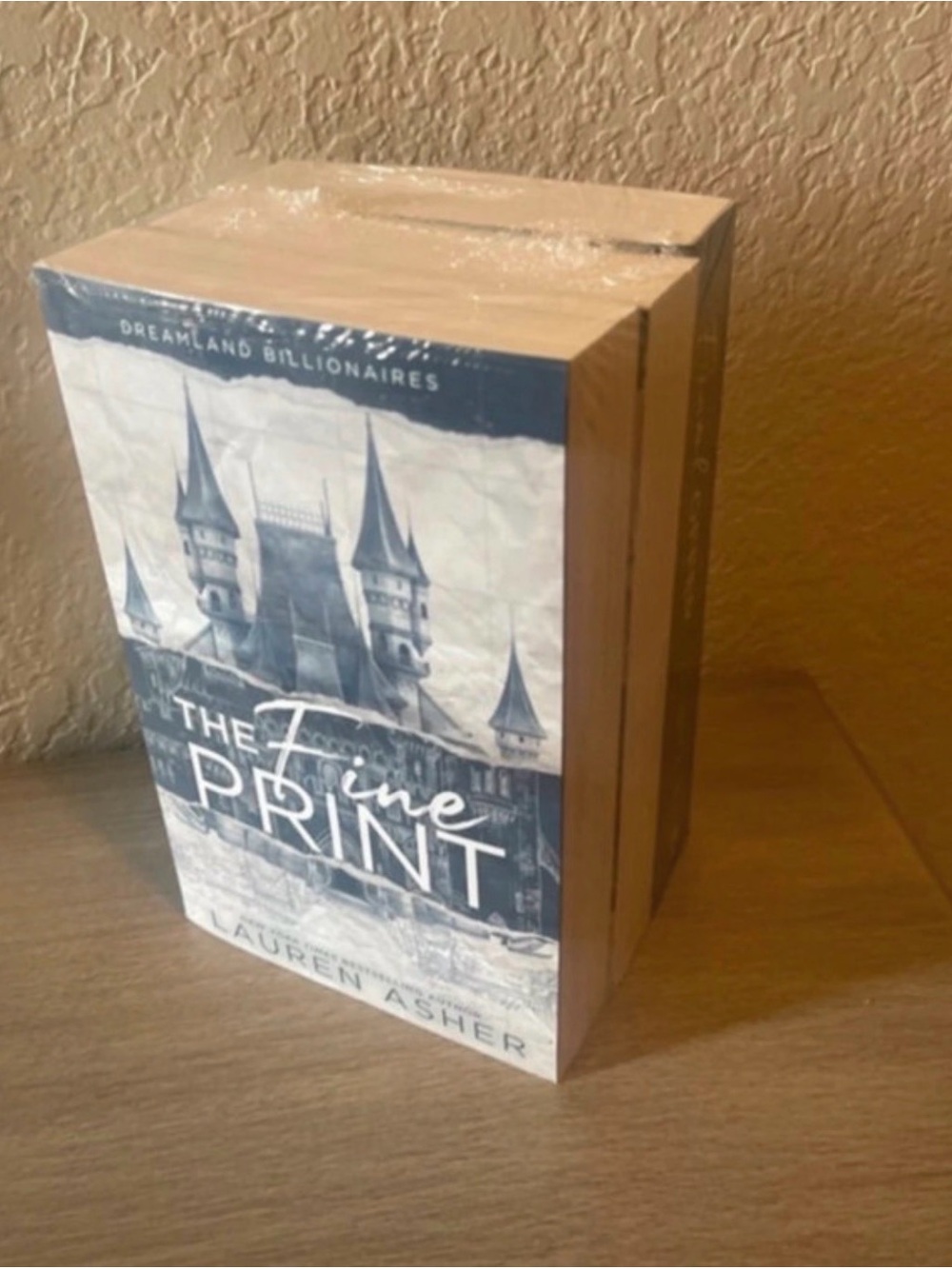 The Fine Print Decorative Book Stack by — Blue Cover